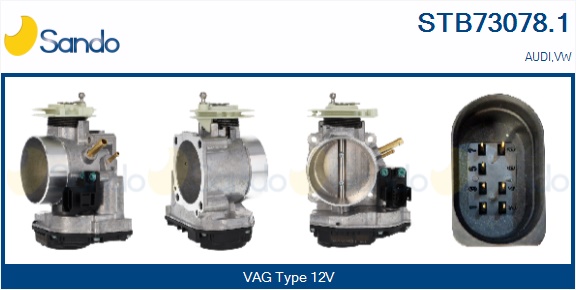 Corpo farfallato SANDO STB73078.1