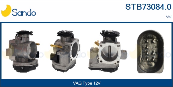 Corpo farfallato SANDO STB73084.0