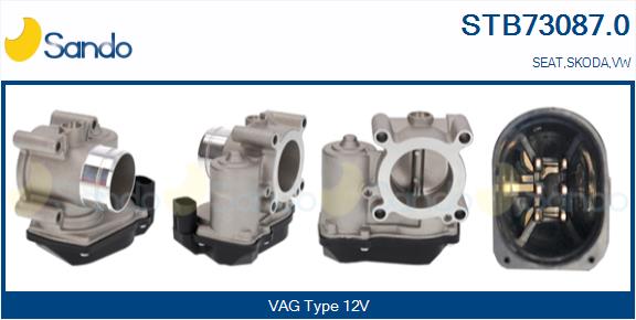 Corpo farfallato SANDO STB73087.0