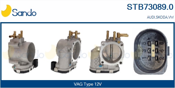 Corpo farfallato SANDO STB73089.0