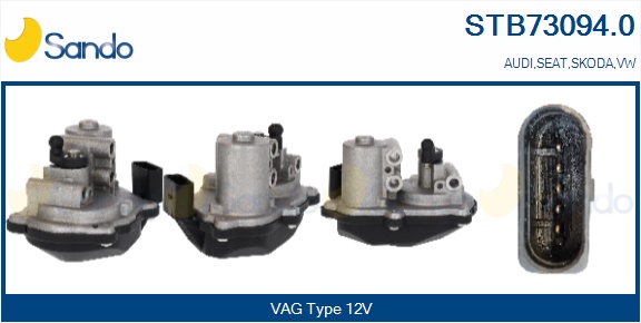 Corpo farfallato SANDO STB73094.0