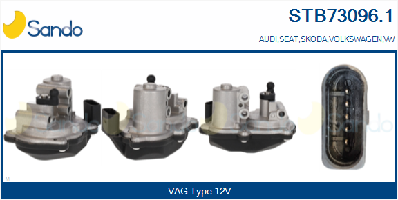 Corpo farfallato SANDO STB73096.1