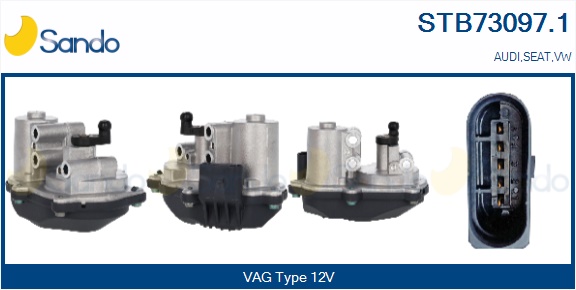 Corpo farfallato SANDO STB73097.1