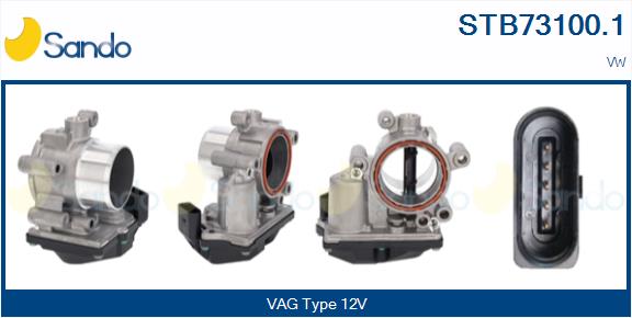 Corpo farfallato SANDO STB73100.1