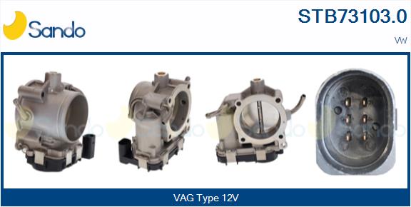 Corpo farfallato SANDO STB73103.0