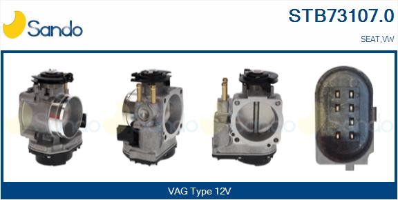 Corpo farfallato SANDO STB73107.0
