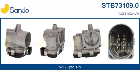 Corpo farfallato SANDO STB73109.0