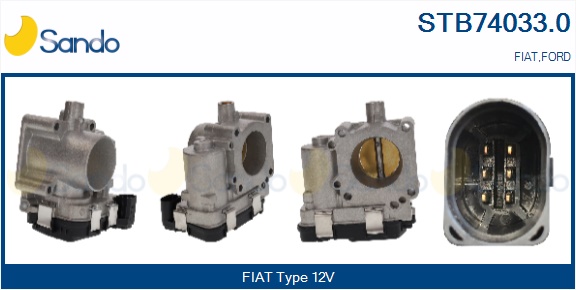 Corpo farfallato SANDO STB74033.0