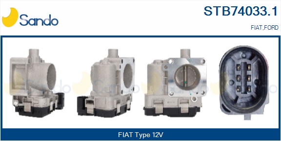 Corpo farfallato SANDO STB74033.1