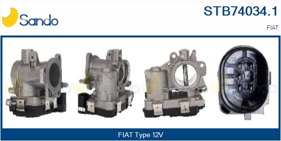 Corpo farfallato SANDO STB74034.1
