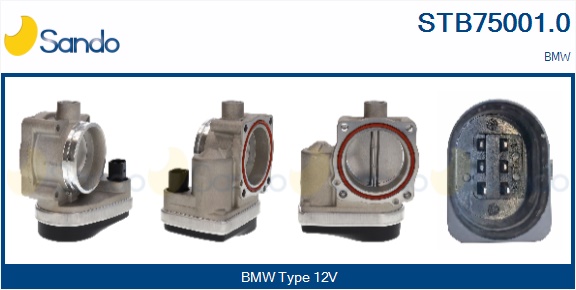 Corpo farfallato SANDO STB75001.0