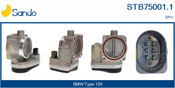Corpo farfallato SANDO STB75001.1