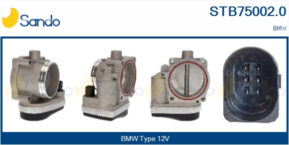Corpo farfallato SANDO STB75002.0