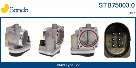 Corpo farfallato SANDO STB75003.0