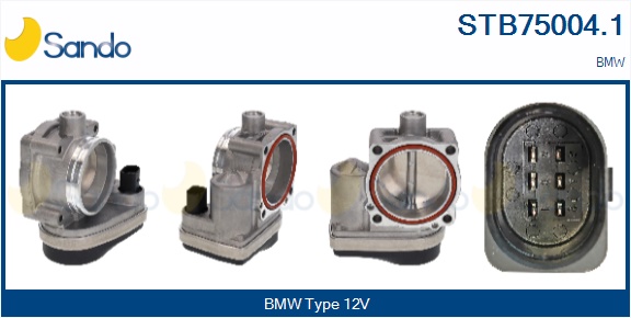 Corpo farfallato SANDO STB75004.1
