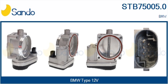 Corpo farfallato SANDO STB75005.0