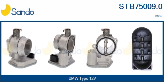 Corpo farfallato SANDO STB75009.0