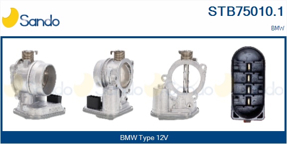 Corpo farfallato SANDO STB75010.1