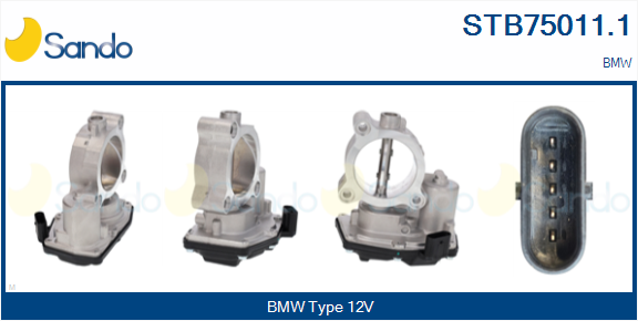 Corpo farfallato SANDO STB75011.1
