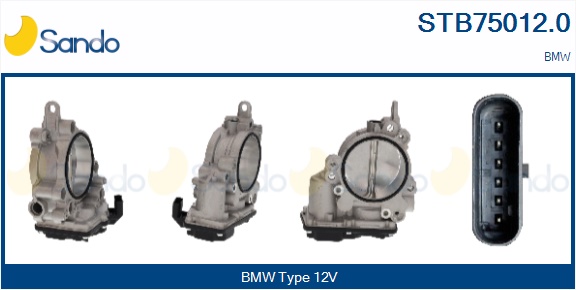 Corpo farfallato SANDO STB75012.0