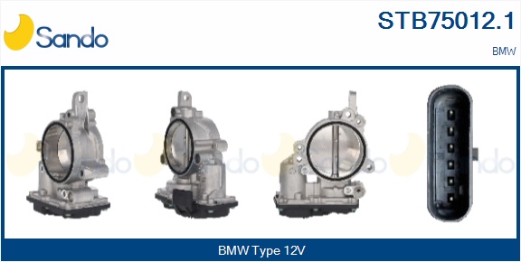 Corpo farfallato SANDO STB75012.1