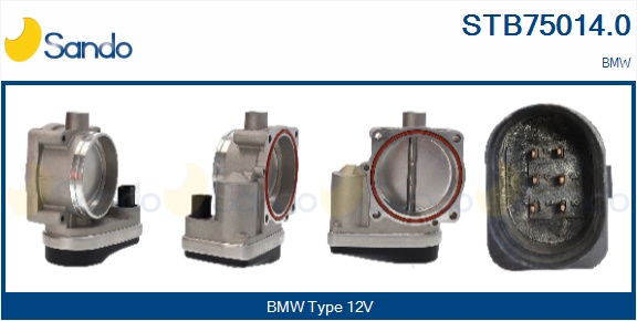 Corpo farfallato SANDO STB75014.0