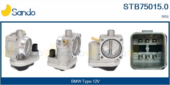 Corpo farfallato SANDO STB75015.0