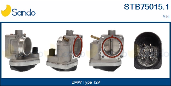 Corpo farfallato SANDO STB75015.1