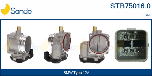 Corpo farfallato SANDO STB75016.0