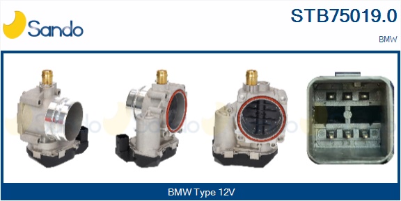 Corpo farfallato SANDO STB75019.0