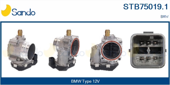 Corpo farfallato SANDO STB75019.1