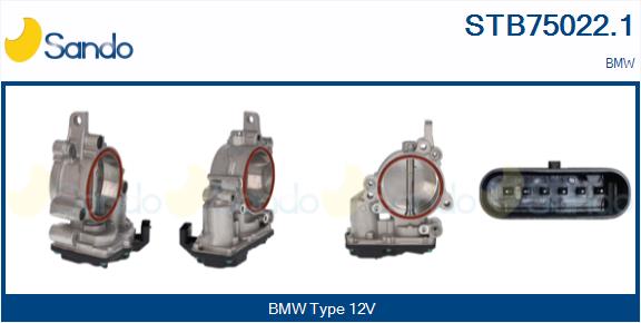 Corpo farfallato SANDO STB75022.1