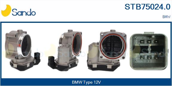Corpo farfallato SANDO STB75024.0