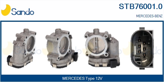 Corpo farfallato SANDO STB76001.0
