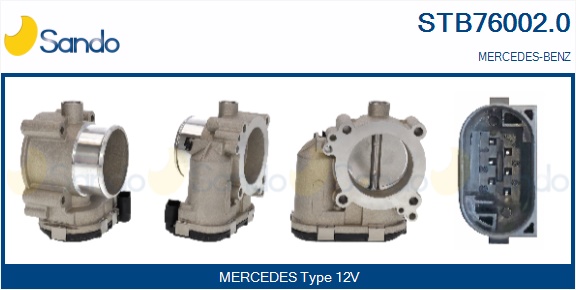 Corpo farfallato SANDO STB76002.0