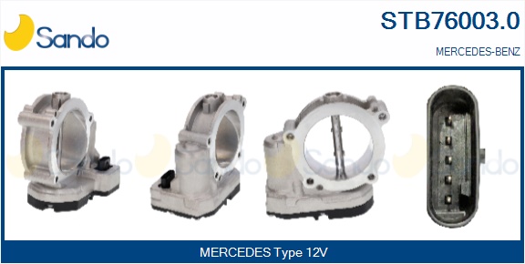 Corpo farfallato SANDO STB76003.0