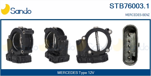 Corpo farfallato SANDO STB76003.1