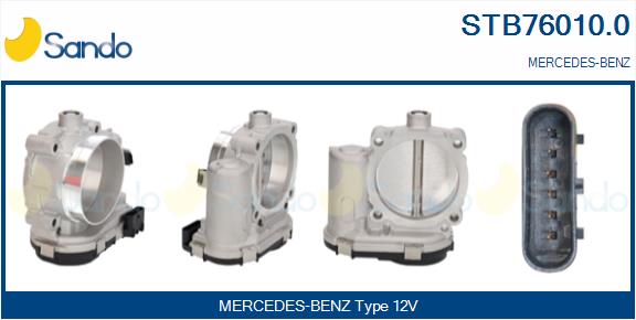 Corpo farfallato SANDO STB76010.0