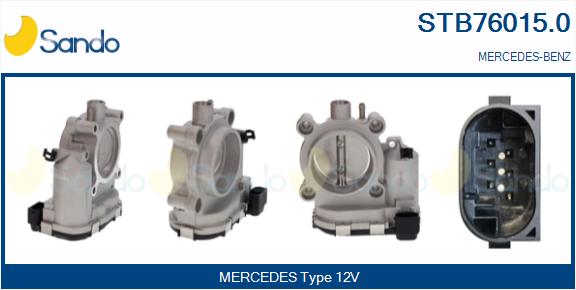 Corpo farfallato SANDO STB76015.0