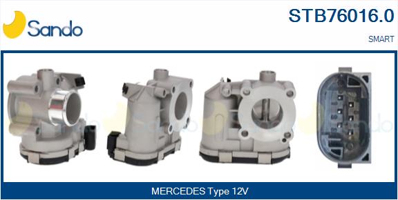 Corpo farfallato SANDO STB76016.0