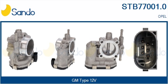 Corpo farfallato SANDO STB77001.0