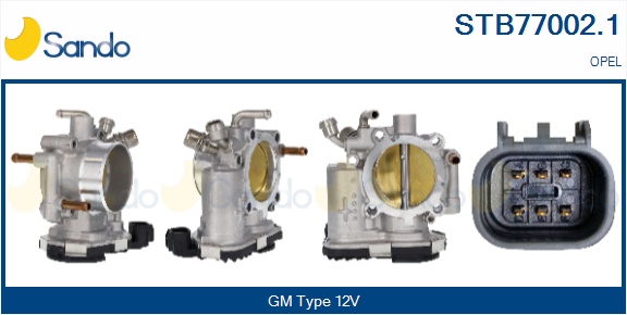 Corpo farfallato SANDO STB77002.1