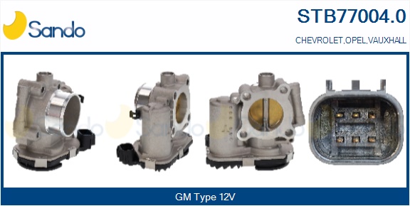 Corpo farfallato SANDO STB77004.0