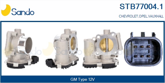 Corpo farfallato SANDO STB77004.1