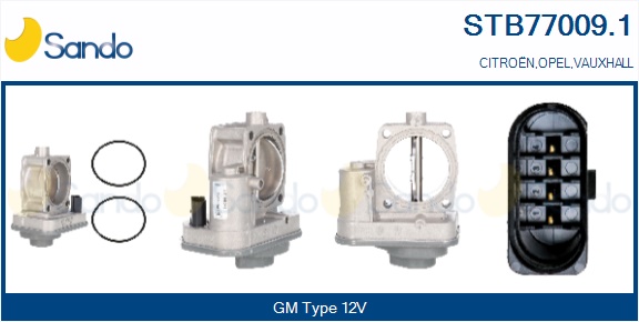 Corpo farfallato SANDO STB77009.1