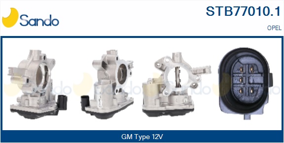 Corpo farfallato SANDO STB77010.1