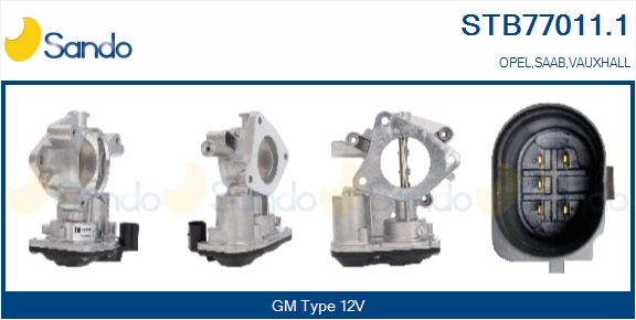 Corpo farfallato SANDO STB77011.1