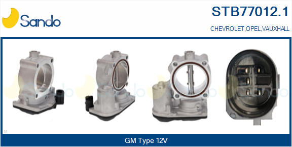 Corpo farfallato SANDO STB77012.1