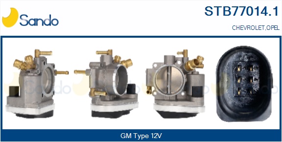 Corpo farfallato SANDO STB77014.1