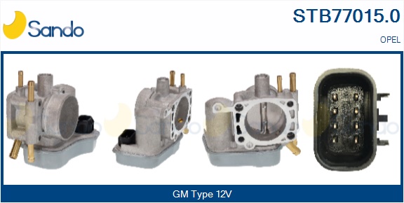 Corpo farfallato SANDO STB77015.0
